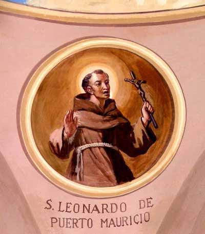 26. studeni - sveti Leonardo portomauricijski, svećenik OFM