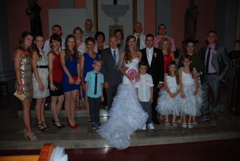 9. kolovoza 2014. - vjenčanje - Matija Palalić i Marina Salopek