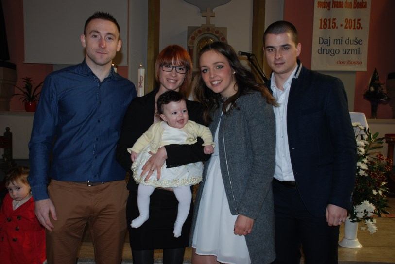 31. siječnja 2015. - Krštenje: Nina Pećar