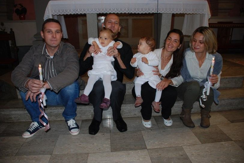 3. listopada 2015. krštenje Lucije i Eve Juričić