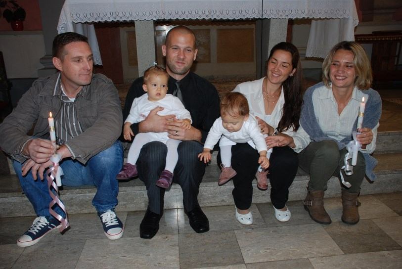 3. listopada 2015. krštenje Lucije i Eve Juričić
