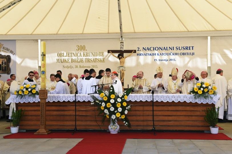 19. travnja 2015. - Trsat - Propovijed biskupa Valtera Župana