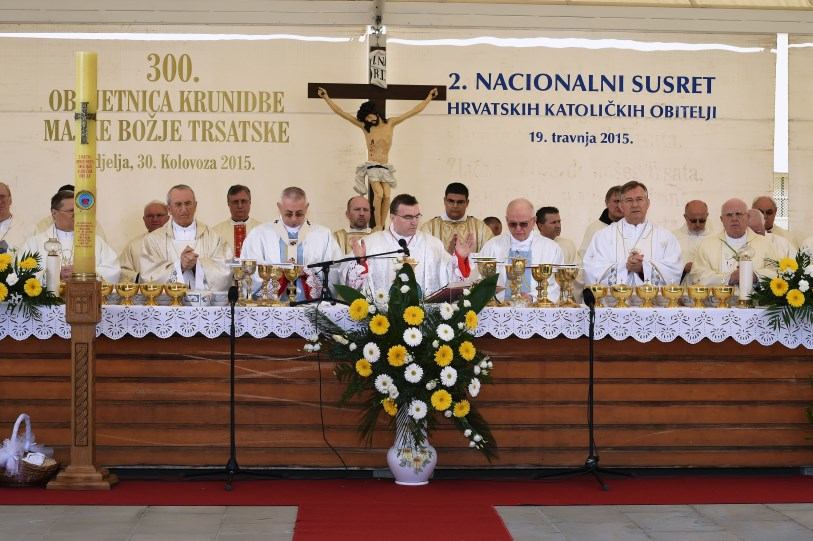 19. travnja 2015. - Trsat - Propovijed biskupa Valtera Župana