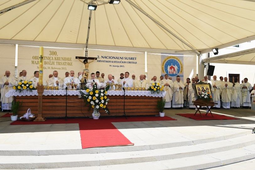 19. travnja 2015. - Trsat - Propovijed biskupa Valtera Župana