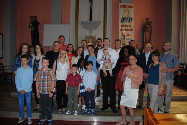 16. svibnja 2015. - Krštenje Malakai James Juraj Quinn