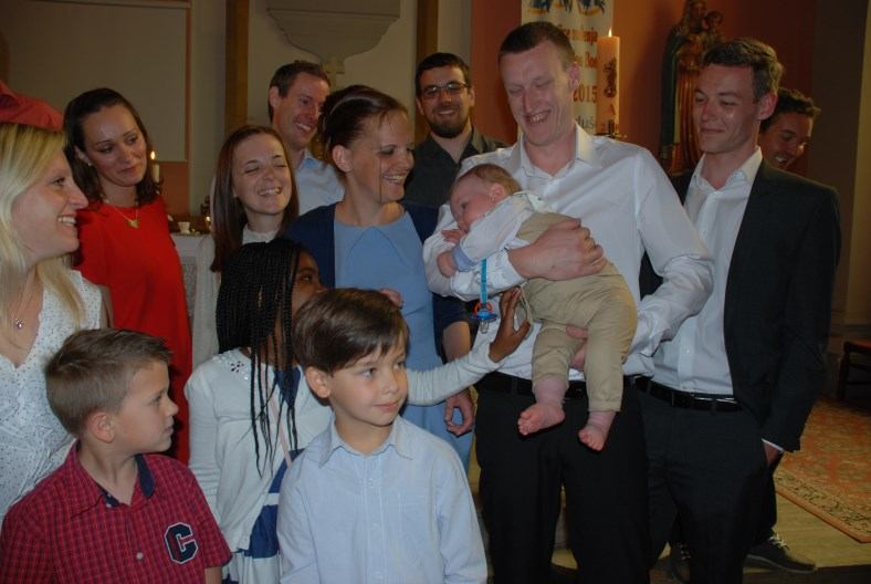 16. svibnja 2015. - Krštenje Malakai James Juraj Quinn