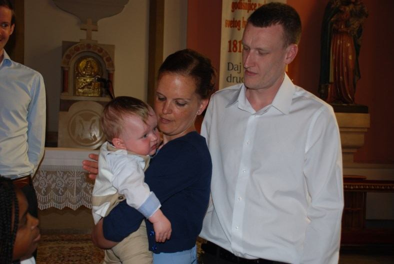 16. svibnja 2015. - Krštenje Malakai James Juraj Quinn