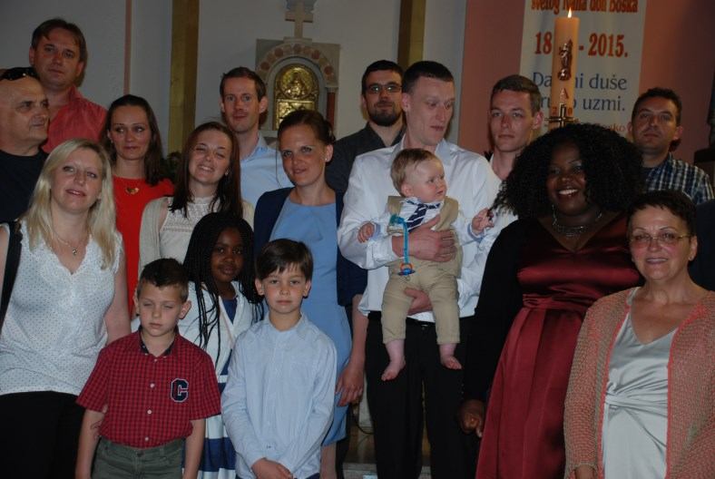 16. svibnja 2015. - Krštenje Malakai James Juraj Quinn
