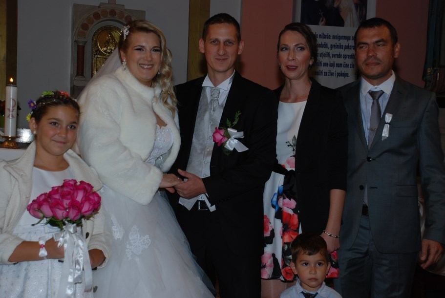 Kantrida, 15. listopada 2016. Vjenčanje Danijela Gašparović i Maje Grbac