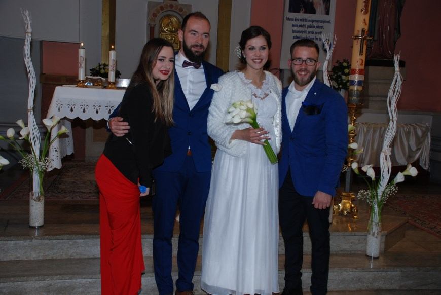 Sakrament Ženidbe sklopili su Igor Vunić i Petra Vunić r. Majcan
