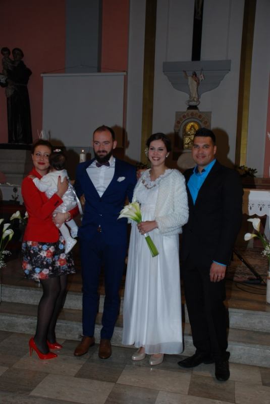 Sakrament Ženidbe sklopili su Igor Vunić i Petra Vunić r. Majcan