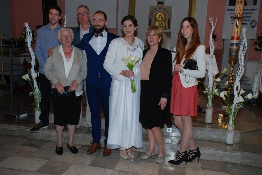 Sakrament Ženidbe sklopili su Igor Vunić i Petra Vunić r. Majcan