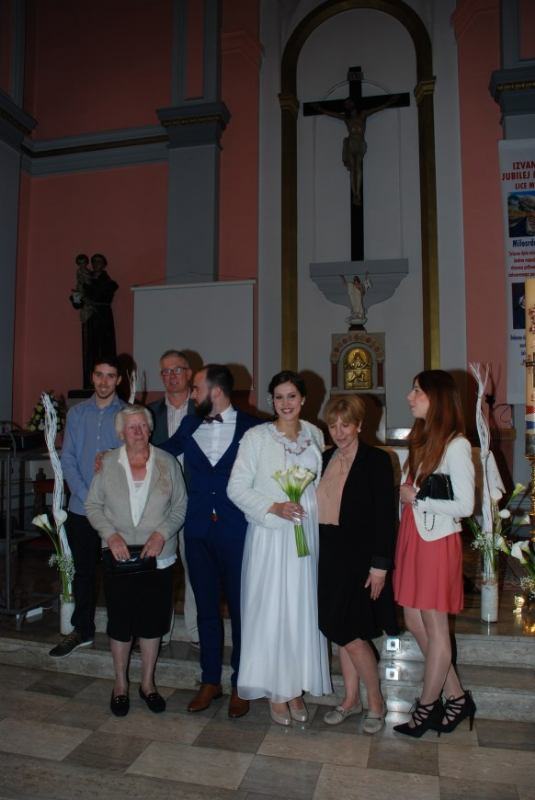 Sakrament Ženidbe sklopili su Igor Vunić i Petra Vunić r. Majcan