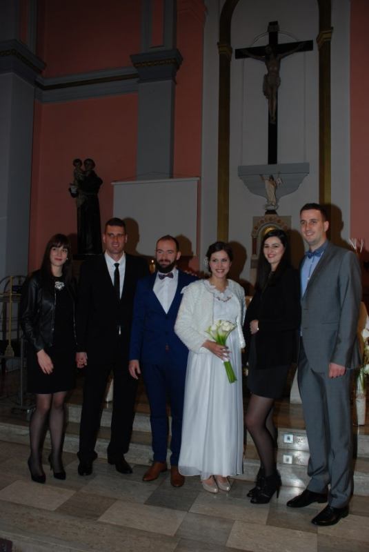 Sakrament Ženidbe sklopili su Igor Vunić i Petra Vunić r. Majcan