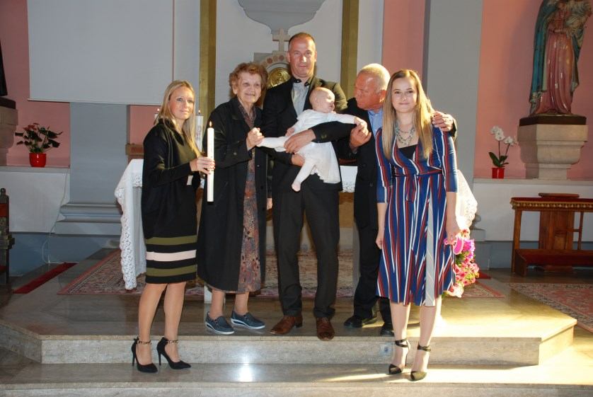 14. listopada 2017. - Krštenje Tanje Bagić na Kantridi