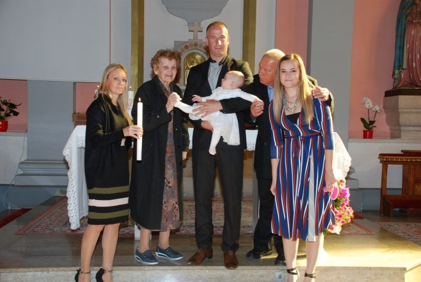 14. listopada 2017. - Krštenje Tanje Bagić na Kantridi