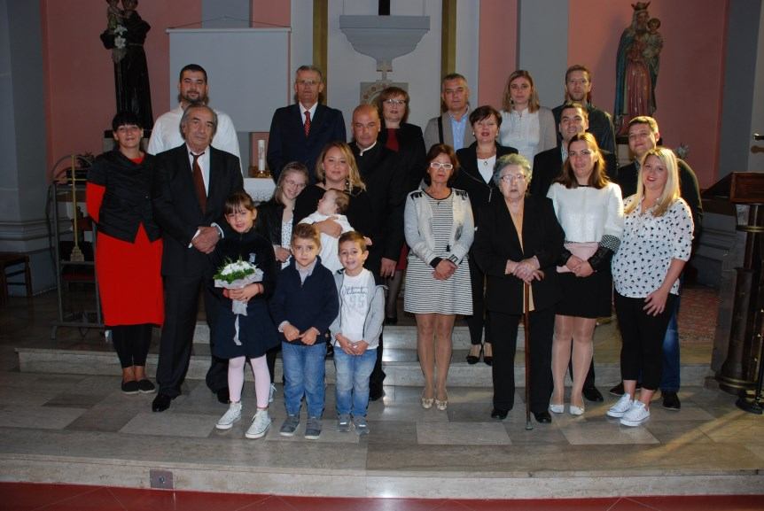 1. listopada 2017. - Krštenje Mie Anke Mihaljević