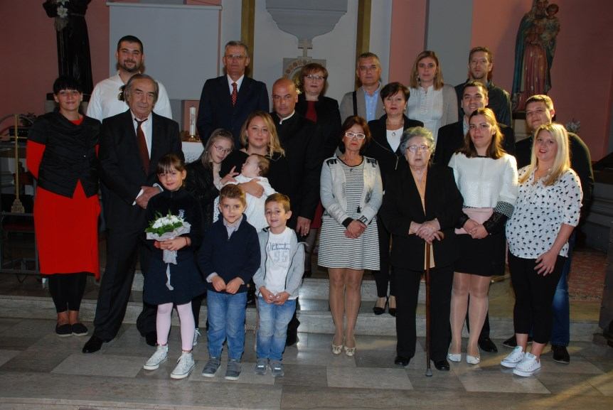 1. listopada 2017. - Krštenje Mie Anke Mihaljević
