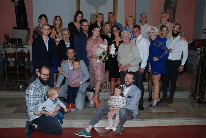 30. rujna 2017. - Krštenje Zare Kos na Kantridi