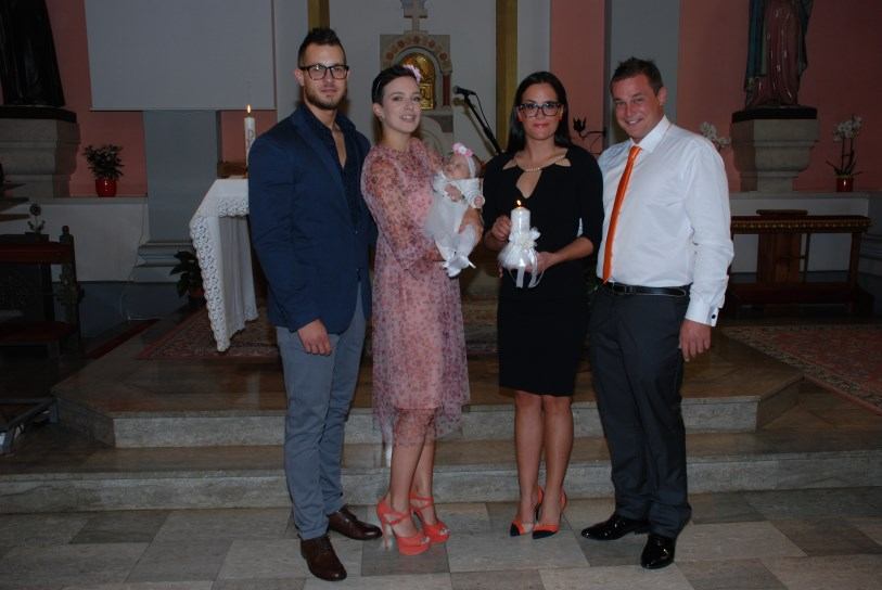 30. rujna 2017. - Krštenje Zare Kos na Kantridi
