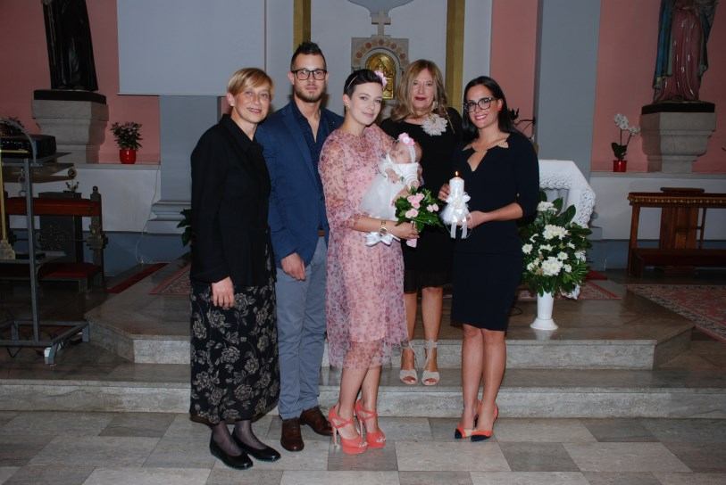 30. rujna 2017. - Krštenje Zare Kos na Kantridi