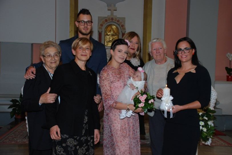30. rujna 2017. - Krštenje Zare Kos na Kantridi