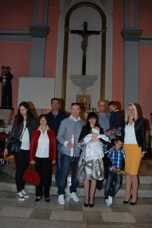 7. listopada 2017. - Krštenje Lane Tržić na Kantridi