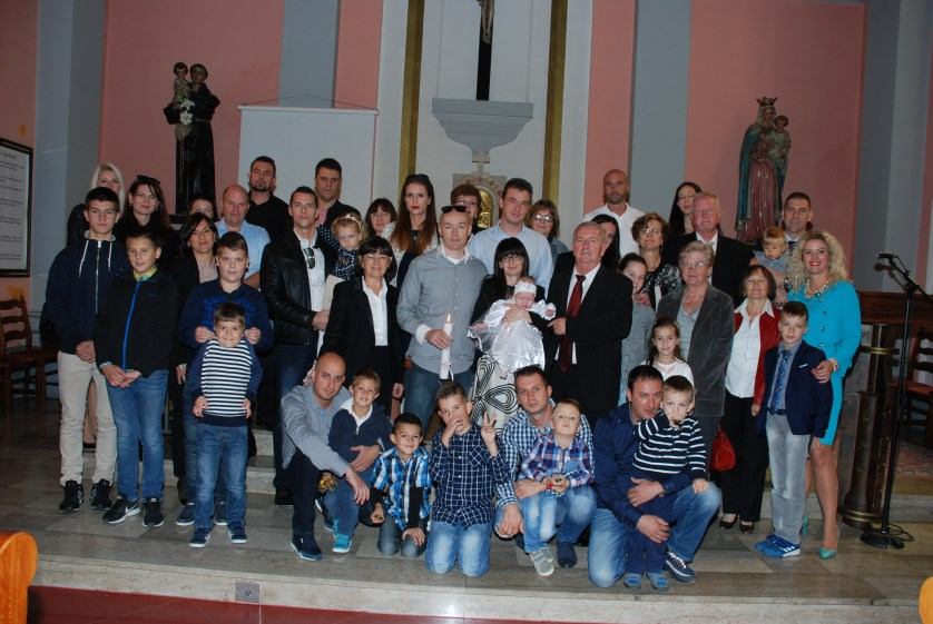 7. listopada 2017. - Krštenje Lane Tržić na Kantridi
