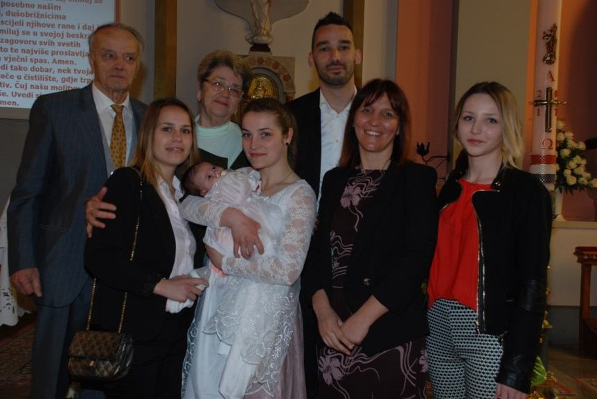 23. travnja 2017. - Krštenje Veronike Martinović na Kantridi