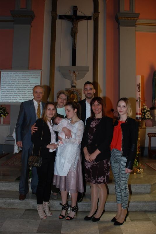 23. travnja 2017. - Krštenje Veronike Martinović na Kantridi