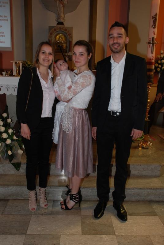 23. travnja 2017. - Krštenje Veronike Martinović na Kantridi