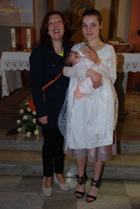 23. travnja 2017. - Krštenje Veronike Martinović na Kantridi