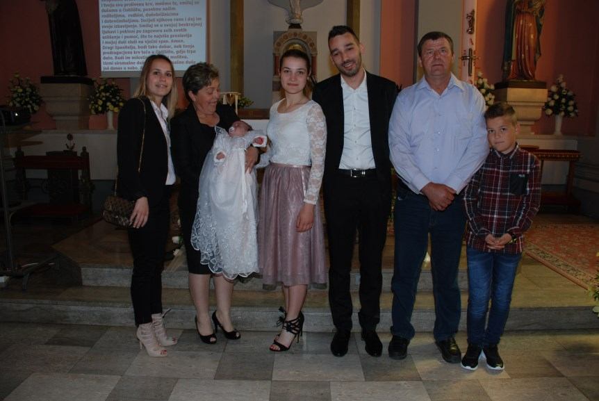 23. travnja 2017. - Krštenje Veronike Martinović na Kantridi