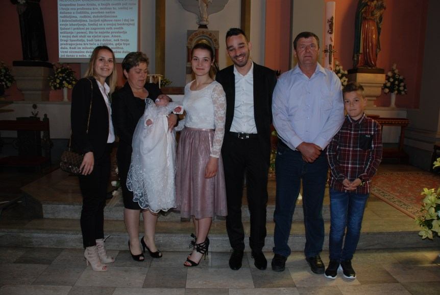 23. travnja 2017. - Krštenje Veronike Martinović na Kantridi