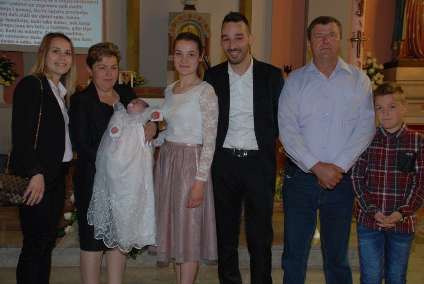 23. travnja 2017. - Krštenje Veronike Martinović na Kantridi