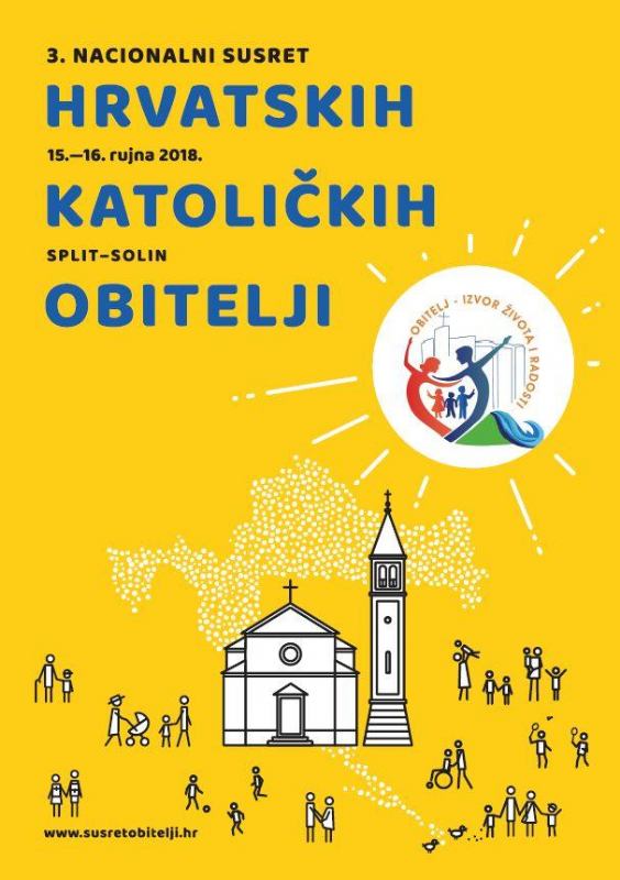 15. i 16. rujna 2018. - Treći nacionalni susret hrvatskih katoličkih obitelji