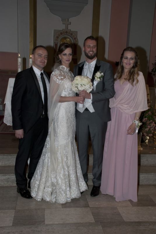 1. lipnja 2019. - Domagoj Filipović i Tamara Tomić slavili su sakrament Ženidbe