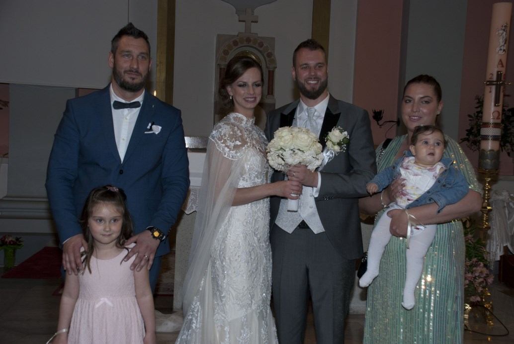 1. lipnja 2019. - Domagoj Filipović i Tamara Tomić slavili su sakrament Ženidbe