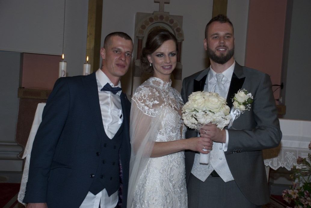 1. lipnja 2019. - Domagoj Filipović i Tamara Tomić slavili su sakrament Ženidbe