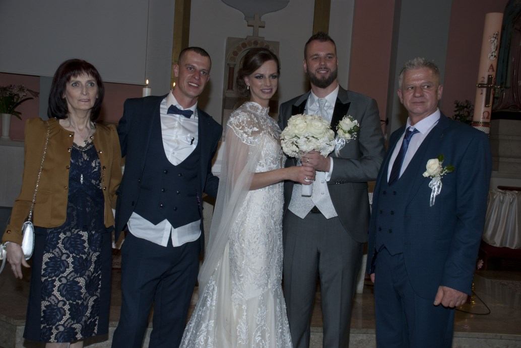 1. lipnja 2019. - Domagoj Filipović i Tamara Tomić slavili su sakrament Ženidbe
