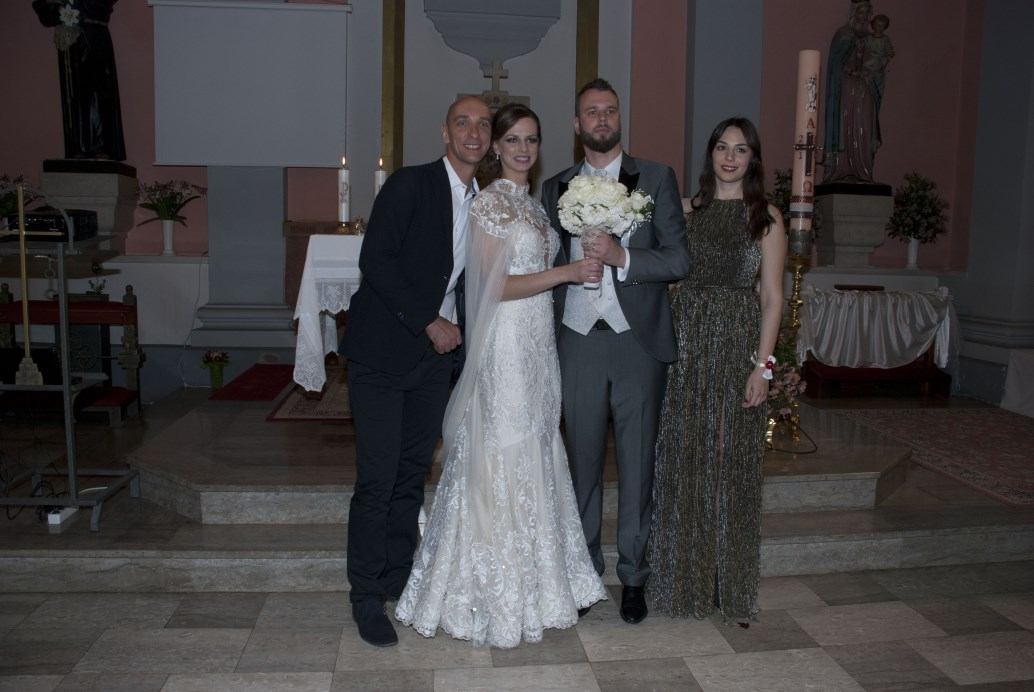 1. lipnja 2019. - Domagoj Filipović i Tamara Tomić slavili su sakrament Ženidbe