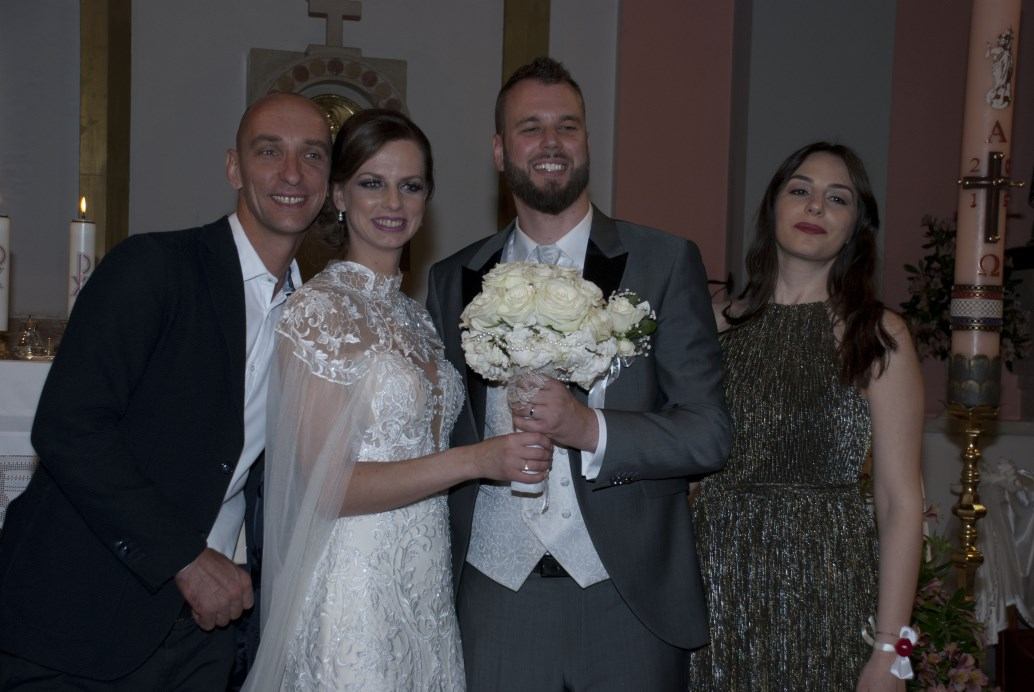 1. lipnja 2019. - Domagoj Filipović i Tamara Tomić slavili su sakrament Ženidbe