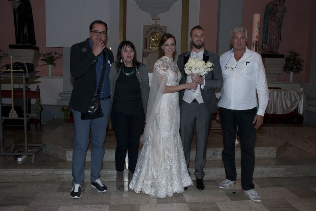 1. lipnja 2019. - Domagoj Filipović i Tamara Tomić slavili su sakrament Ženidbe