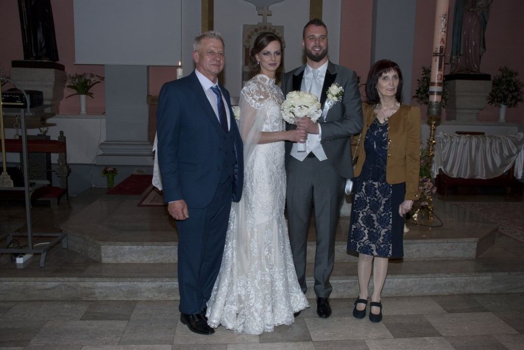 1. lipnja 2019. - Domagoj Filipović i Tamara Tomić slavili su sakrament Ženidbe