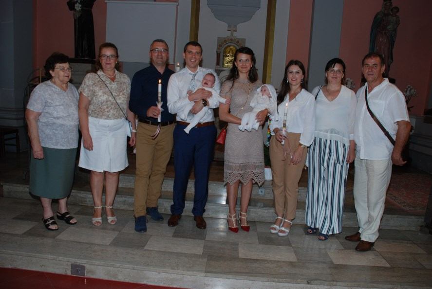 6. kolovoza 2019. - Sakrament Krštenja Leone i Valentine