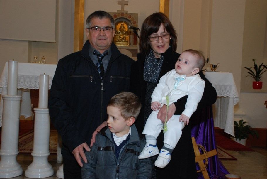 1. ožujka 2020. - Krštenje Davida Štemberger na Kantridi