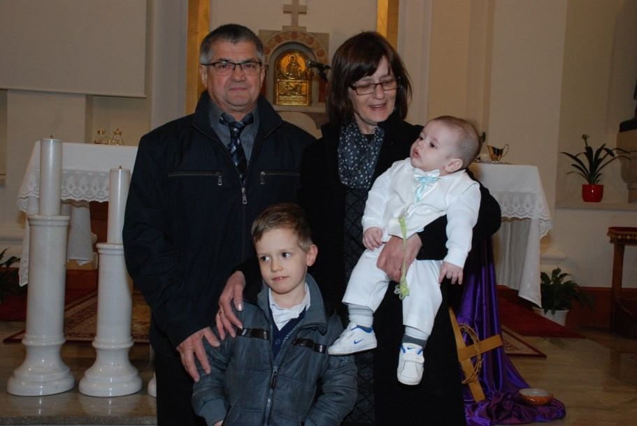 1. ožujka 2020. - Krštenje Davida Štemberger na Kantridi