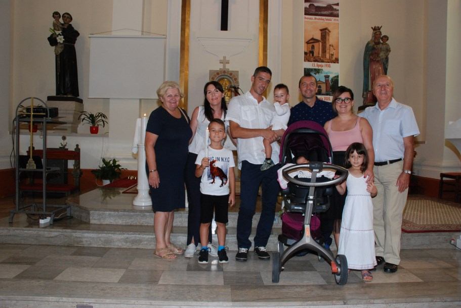 12. kolovoza 2020. - Krštenje Natanaela Lea Medić
