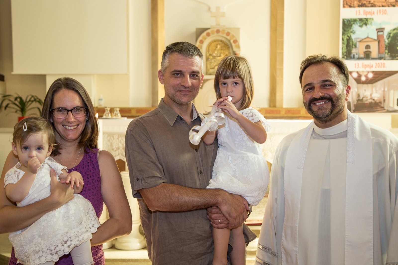 13. rujna 2020. - Sakrament Krštenja Anje Katarine i Lee Tereze
