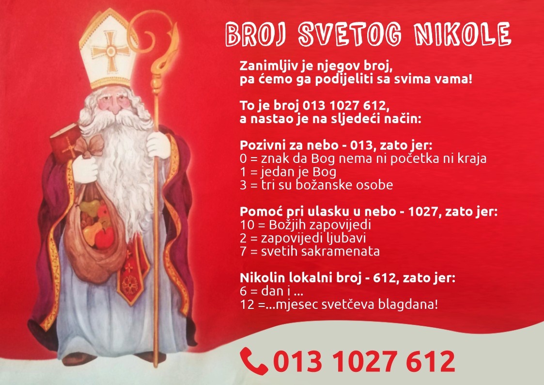 Dolazak sv. Nikole na Kantridu